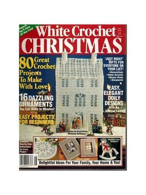 WHITE CROCHET CHRISTMAS 1994, VOL. 6, NO. 1 Single_Issue_Magazine